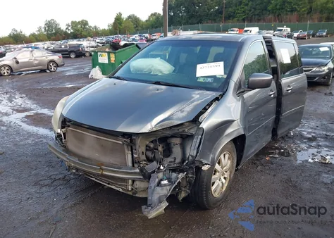 2010 Honda Odyssey Exl z USA, uszkodzony, nr VIN 5FNRL3H78AB015933